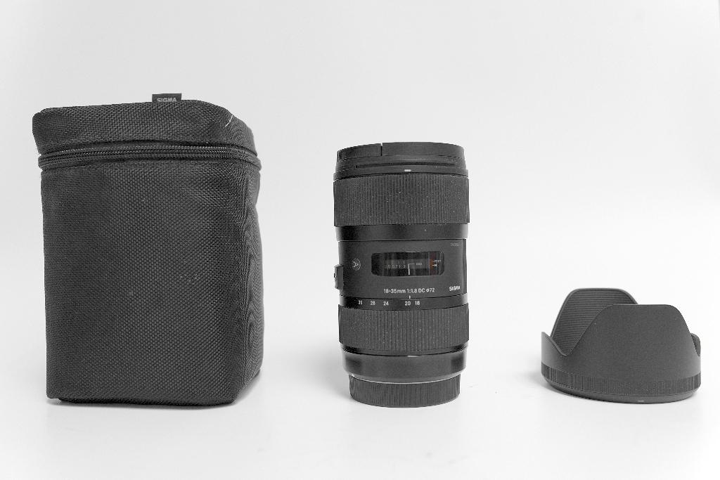 SIGMA 18-35MM-OBJECTIEF, f/1.8 - EF-vatting (CANON), Ophalen, Zo goed als nieuw, Zoom