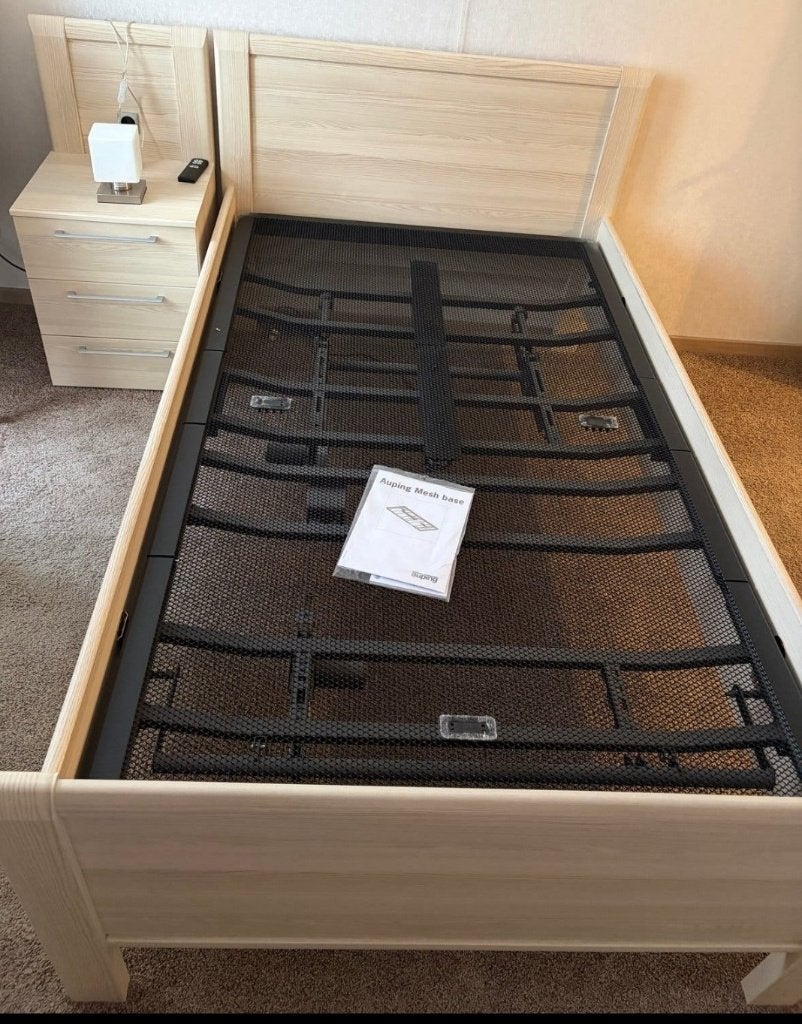 Auping bed 120x210 cm, Huis en Inrichting, Ophalen, Verstelbaar, Eenpersoons, Zo goed als nieuw
