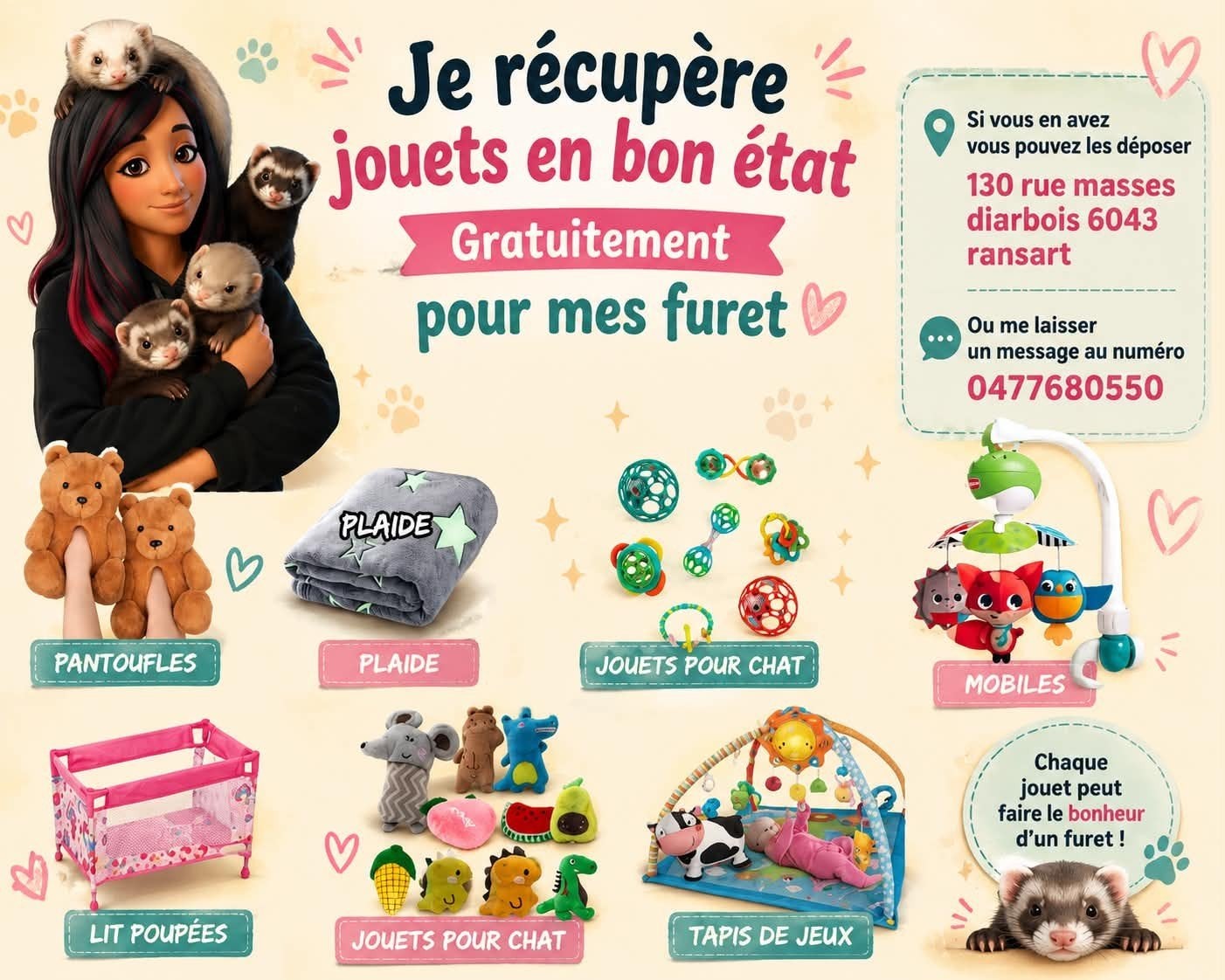 Jouet, Tickets & Billets