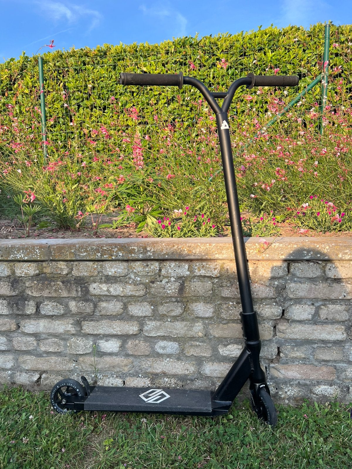Stuntstep – Zwart – Goede staat, Fietsen en Brommers, Steps, Gebruikt, Ophalen
