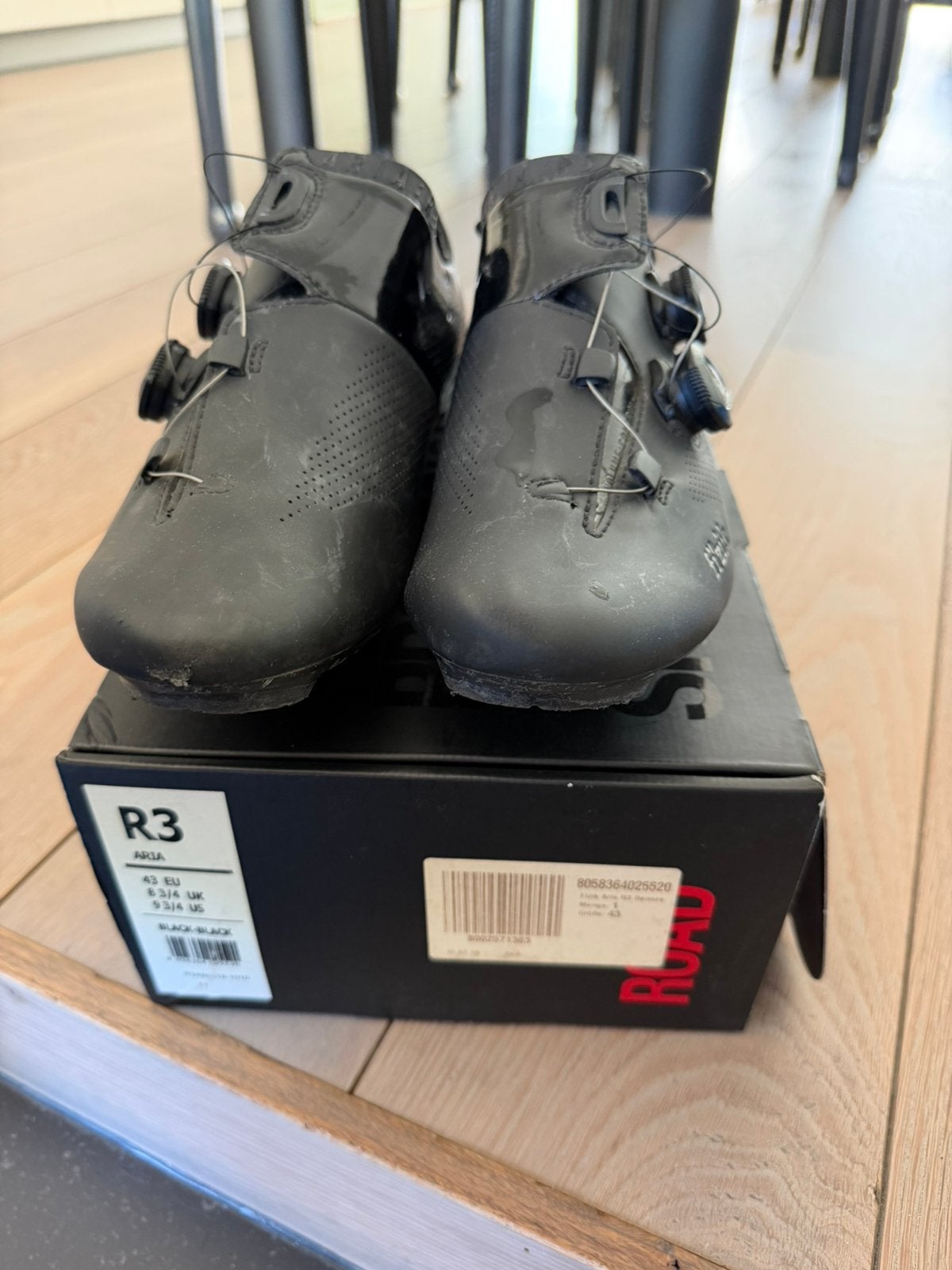 Koersschoenen Fizik maat 43, Fietsen en Brommers, Fietsaccessoires | Fietskleding, Ophalen, Zo goed als nieuw, Heren, Schoenen
