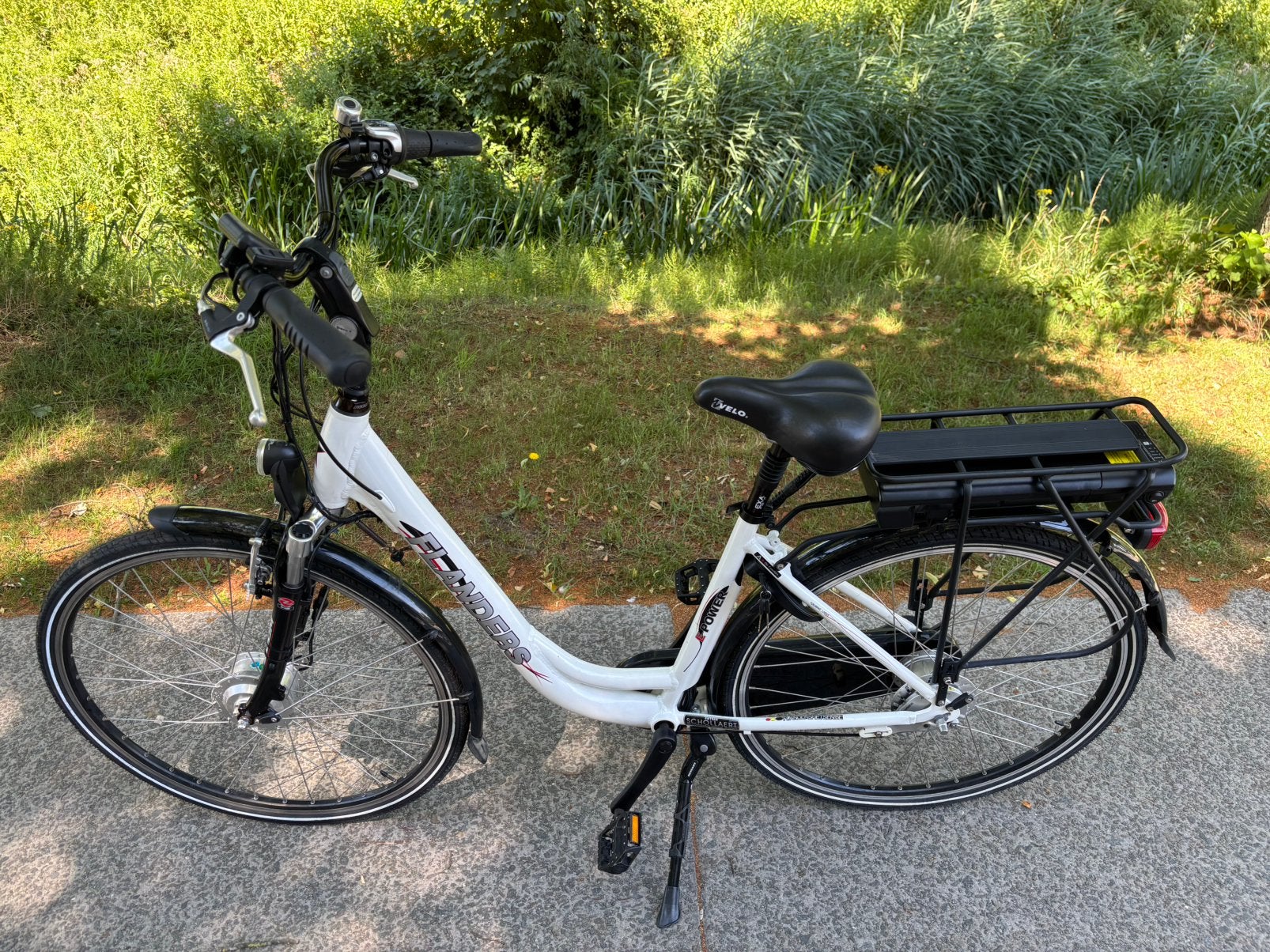 Electrische damesfiets flanders, Ophalen, Zo goed als nieuw
