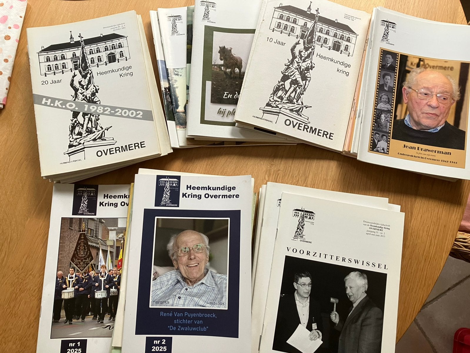Cercle local d'Overmere, Enlèvement ou Envoi
