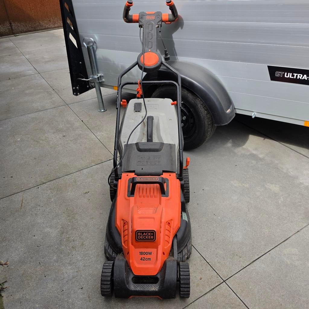 Black-decker, electrische grasmaaier 42cm/1800 watt, Ophalen