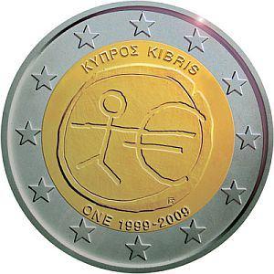 2 Euro Sp. Uitg. Cyprus 2009 Emu, Ophalen of Verzenden, Cyprus, 2 euro, Losse munt