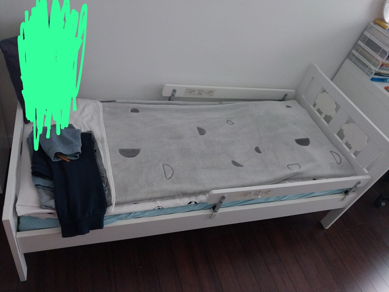 Lit + matelas ikea enfant, Enlèvement, Utilisé, Matelas