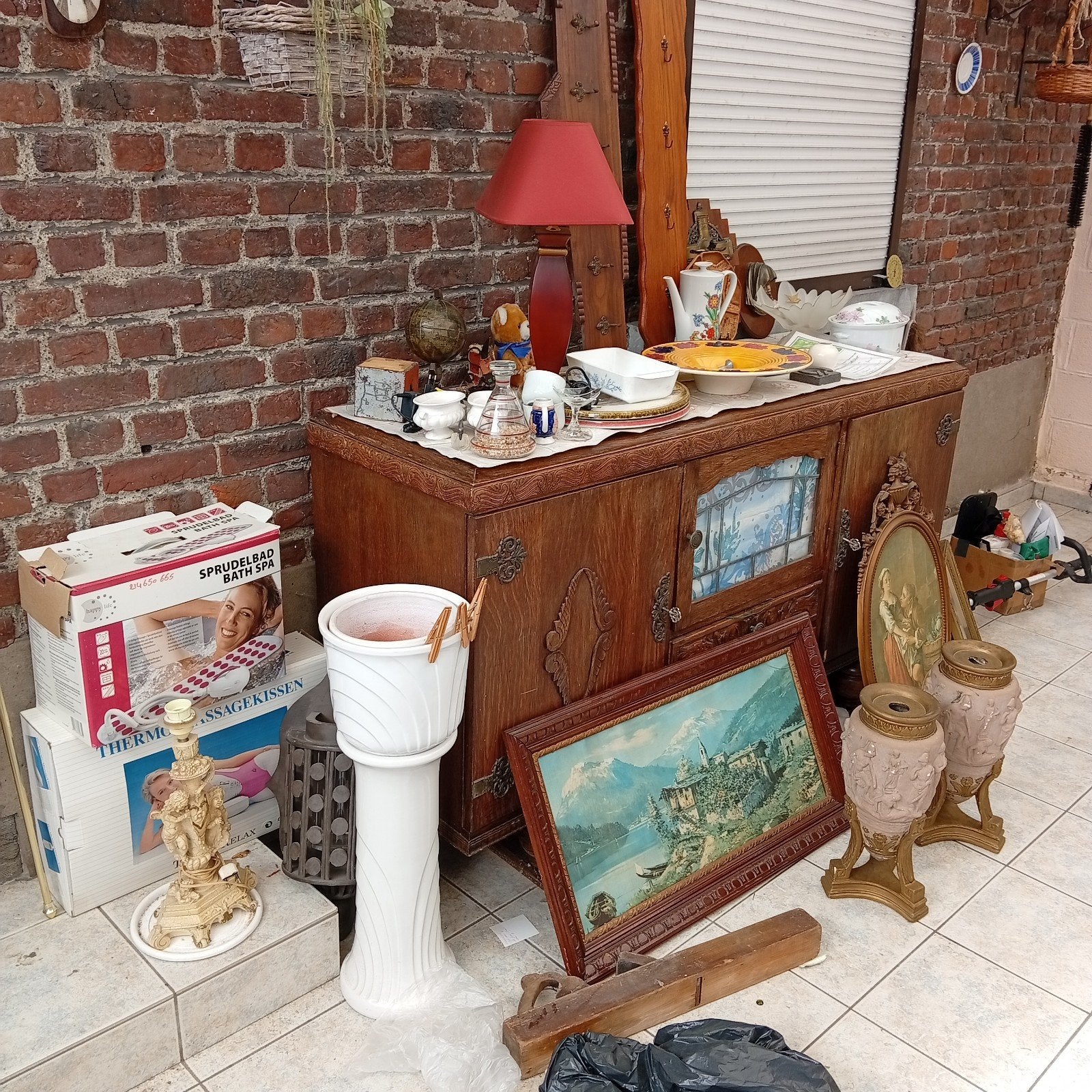 Lot brocante, Enlèvement