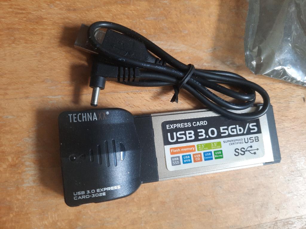 Technaxx USB 3.0 EXPRESS CARD-302E, Informatique & Logiciels, Enlèvement ou Envoi, Comme neuf, Technaxx