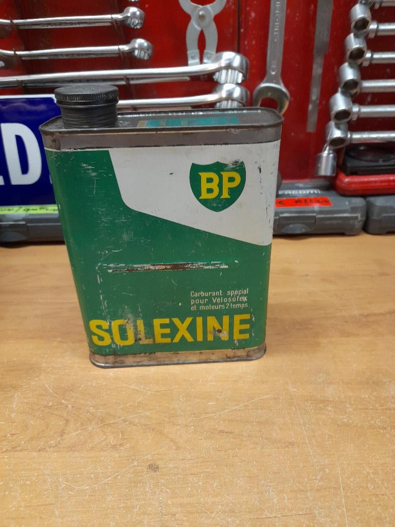ancien bidon huile vide bp solexine, Envoi, Utilisé, Autres types