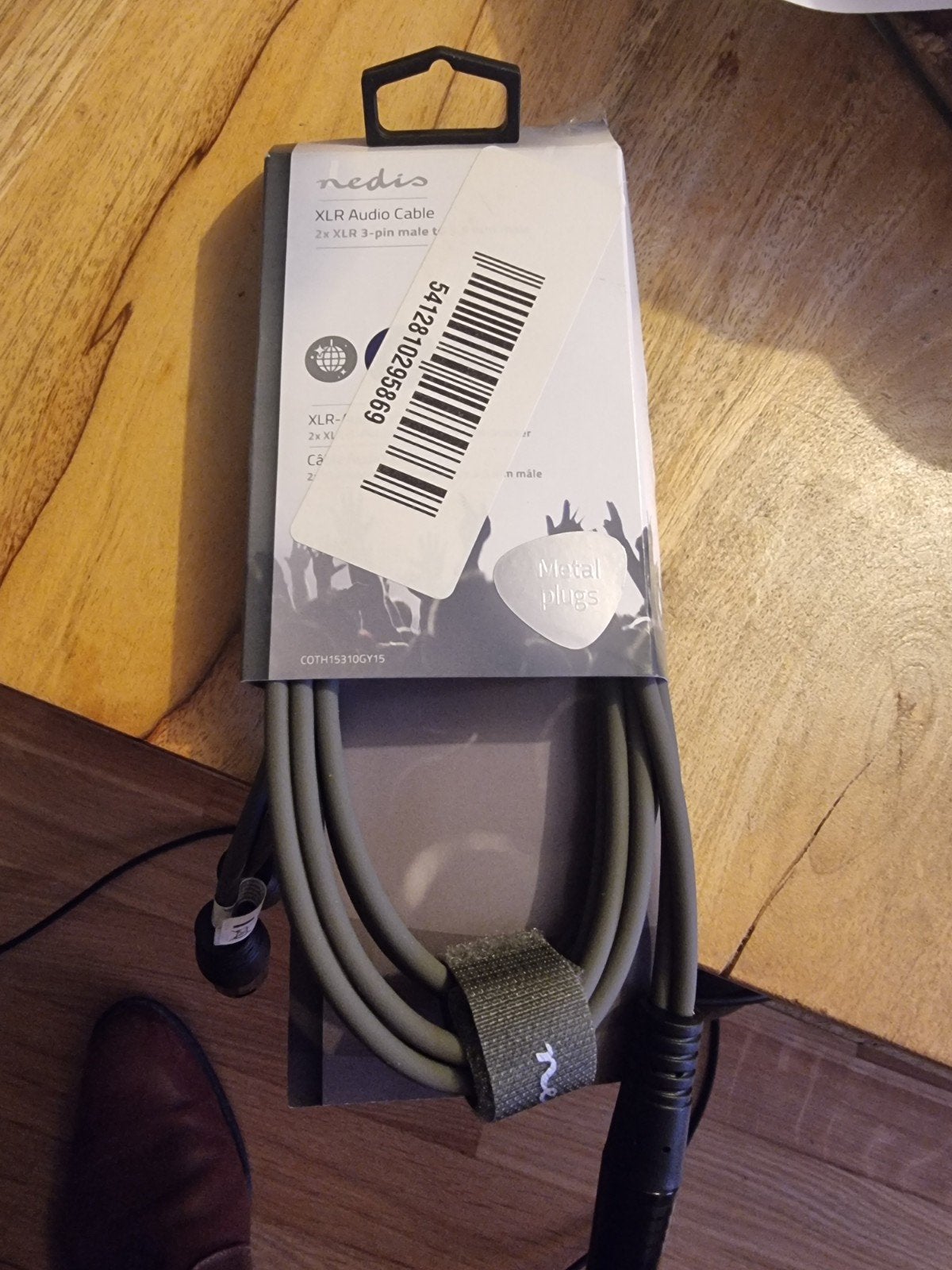 Câble audio XLR Nedis COTH15310GY15, Enlèvement, Neuf, Moins de 2 mètres, Autres câbles