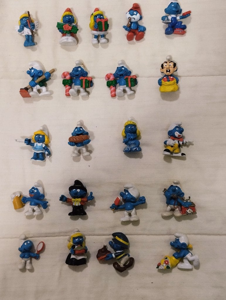 smurfen , apart of in 1 lot : deel 11, Verzamelen, Ophalen of Verzenden, Gebruikt, Verschillende Smurfen, Poppetje, Figuurtje of Knuffel