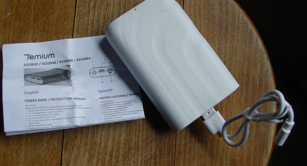 POWER BANK TEMIUM  -NIEUW-, Ophalen of Verzenden