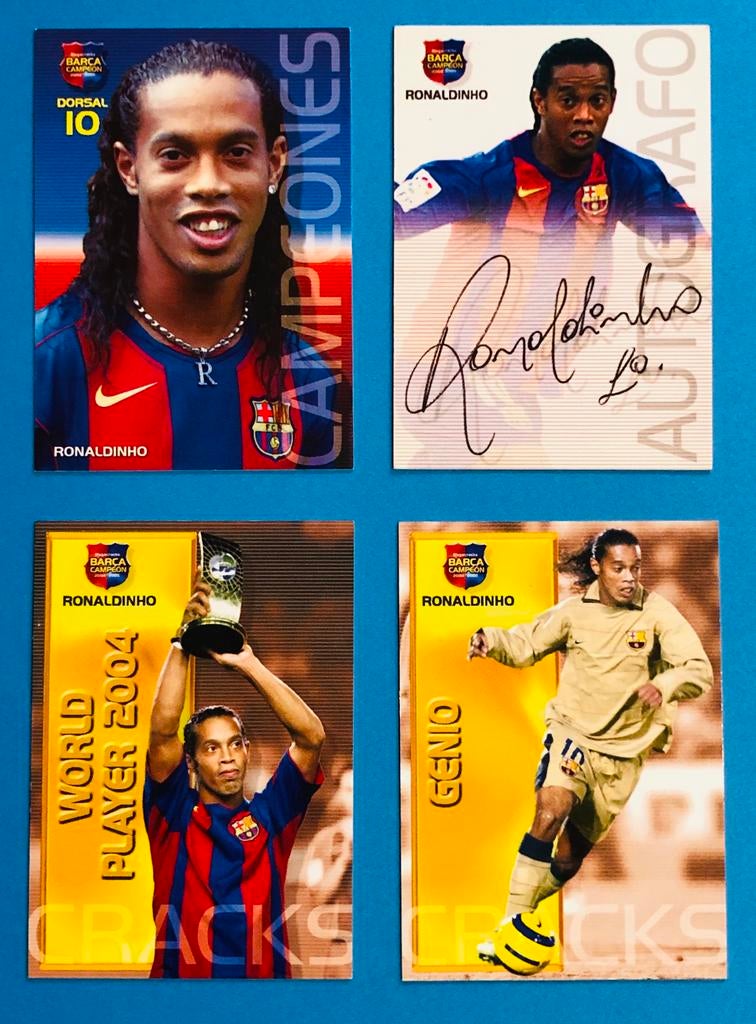 Lote Panini Megacracks Ronaldinho Barca Champion 2004/2005, Collections, Envoi, Neuf, Sport