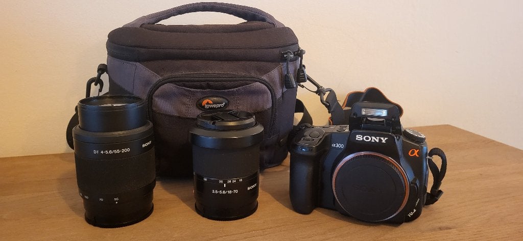 Sony DSLR-A300 – complete set, Ophalen, Gebruikt, Cameratas, Sony
