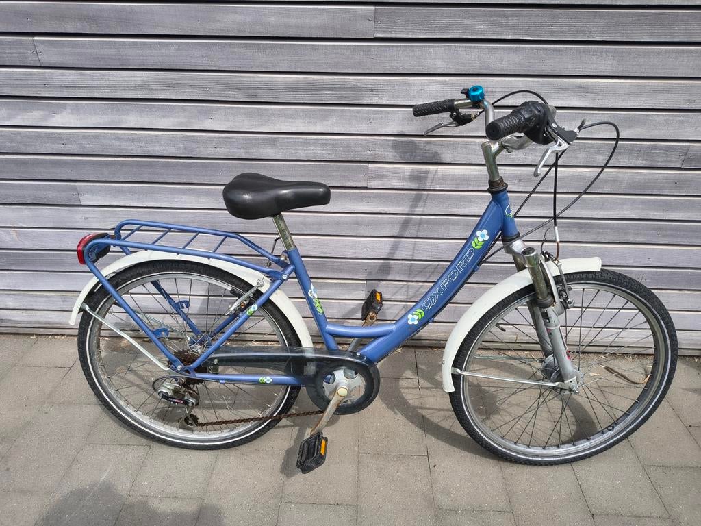 Blauwe oxford meisjesfiets, Enlèvement, Utilisé, Frein sur jante, Autres marques