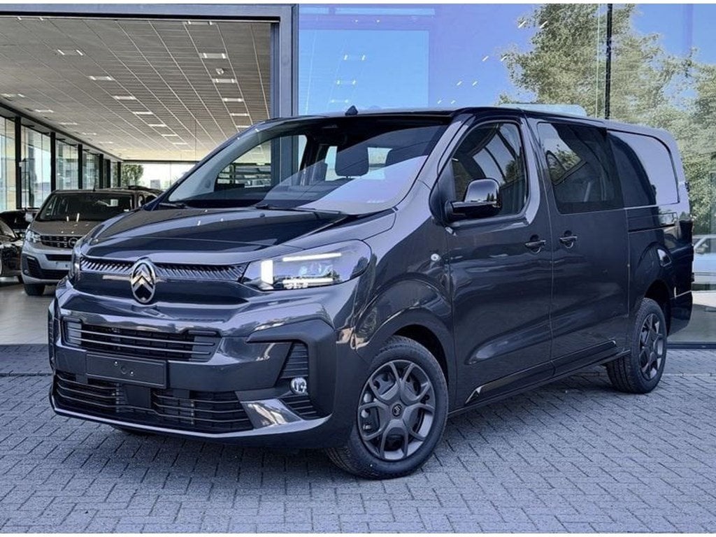 Citroen Jumpy Dubbele Cabine 2.2D 180pk Automaat *CarPlay*C, Automaat, Monovolume, Zwart, 180 pk