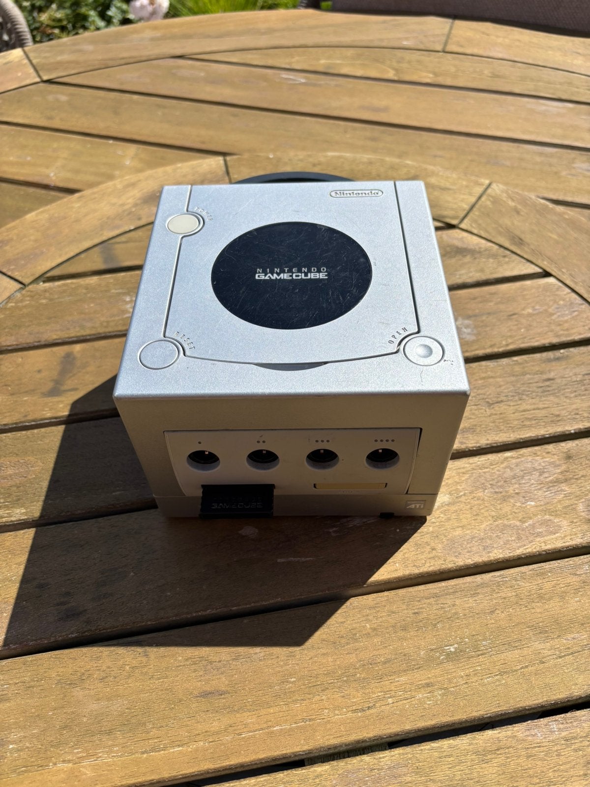 Nintendo gamecube met controller, Games en Spelcomputers, Spelcomputers | Nintendo GameCube, Ophalen, Gebruikt, Met geheugenkaart