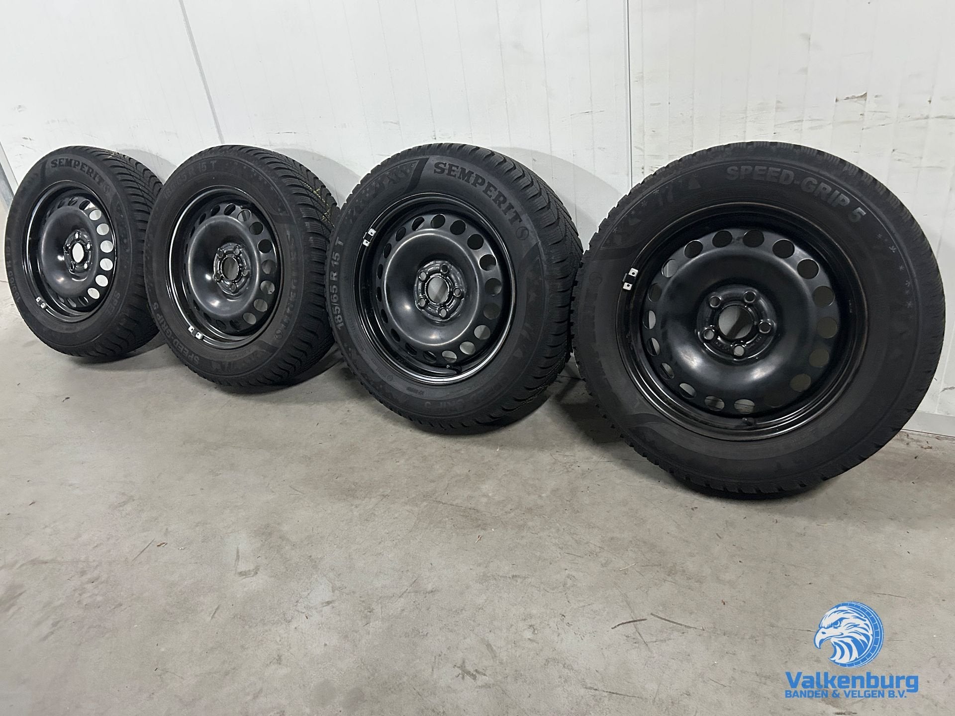8-9mm! Originele Audi A1 VW Polo 15 inch stalen velgen 5x100, Auto-onderdelen, Banden en Velgen, Gebruikt, 15 inch, -, -