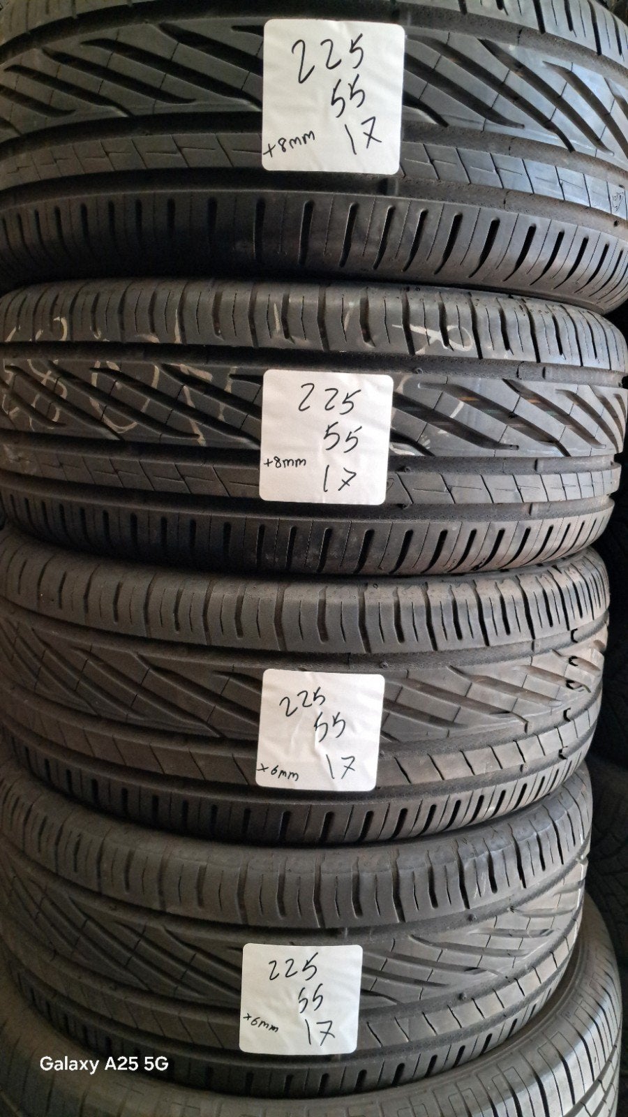 225/55/17 225/55R17 2255517 Démo estivale Uniroyal, Enlèvement