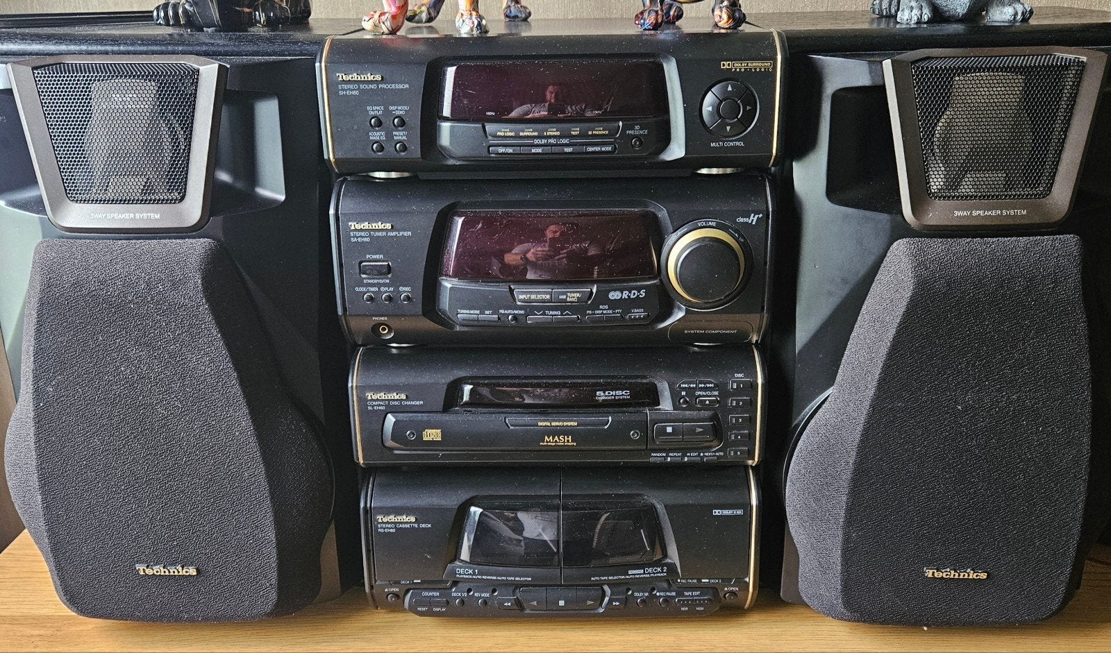 Chaîne Hi-Fi Technics SC-EH60 complète, Audio, Tv en Foto, Ophalen, Gebruikt, Cassettedeck, Overige merken