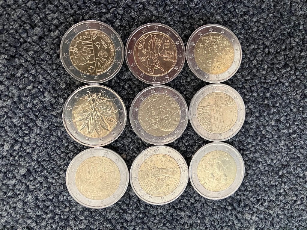 Euromunten, Ophalen of Verzenden, 2 euro, Setje