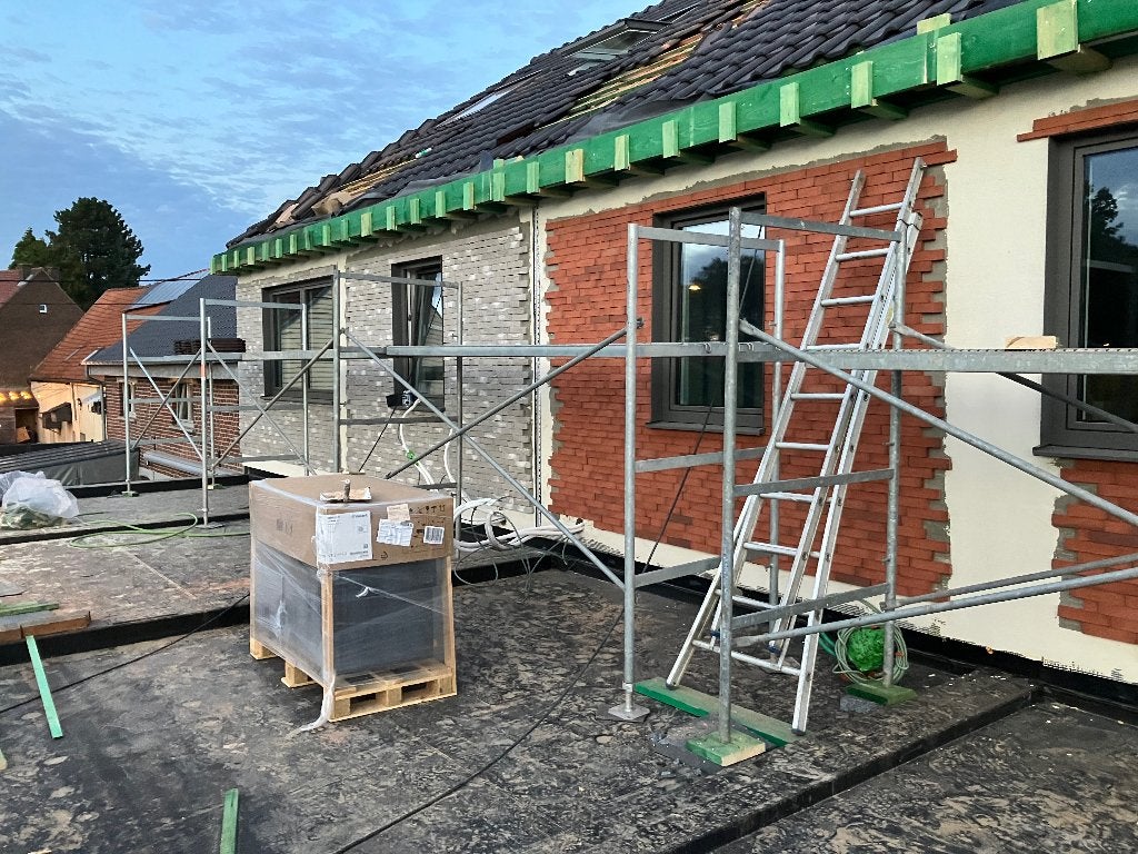 Stelling te koop, Doe-het-zelf en Bouw, Ophalen, Gebruikt, Gevelsteiger, 5 meter of hoger