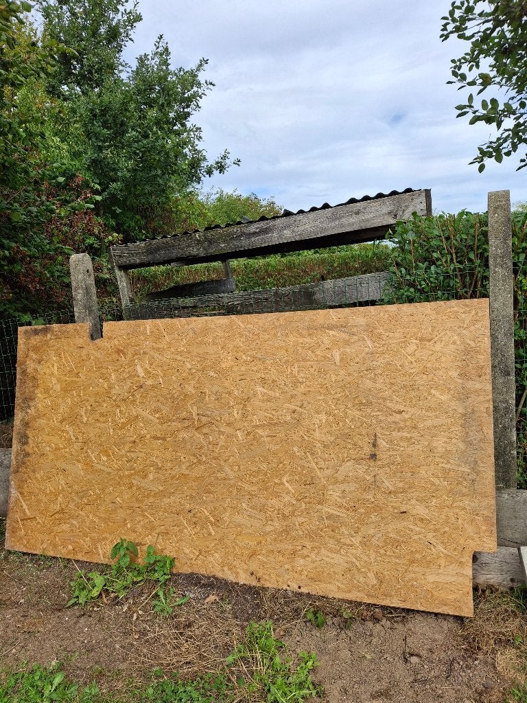Osb plaat, Enlèvement, Utilisé