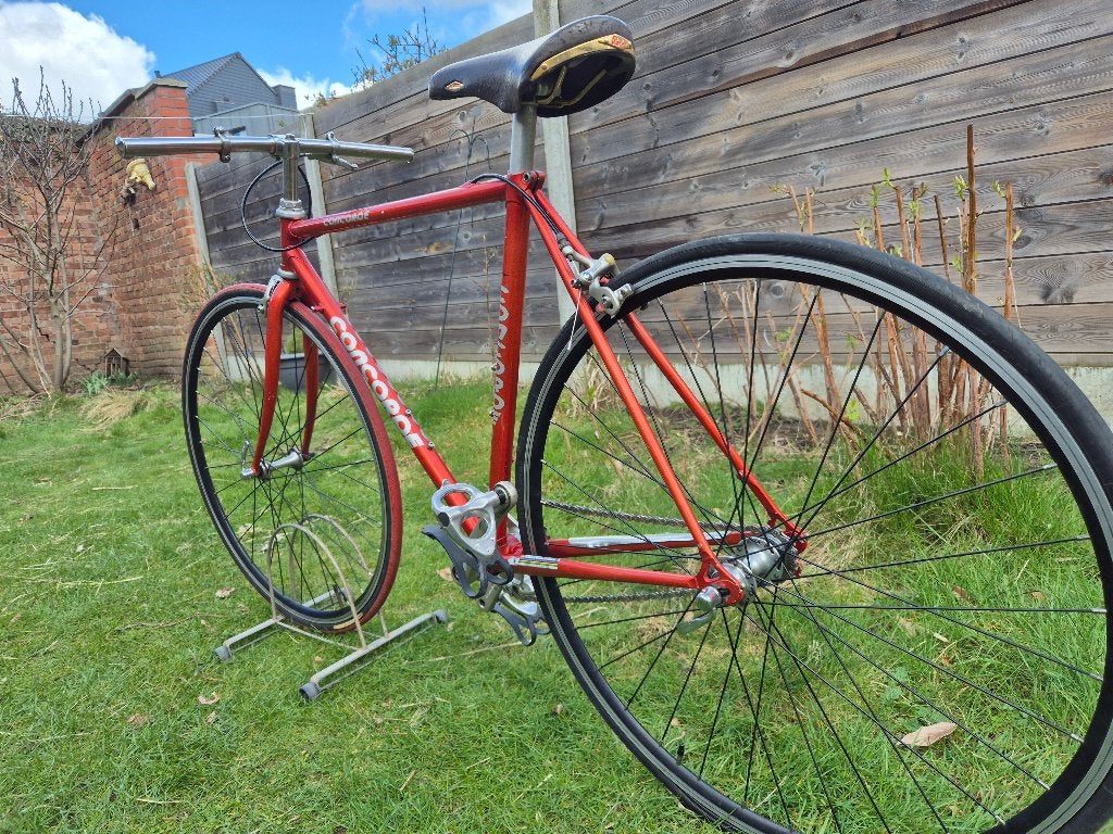 retro singlespeed, Fietsen en Brommers, Fietsen | Racefietsen, Ophalen, Gebruikt, Aluminium, 49 tot 53 cm