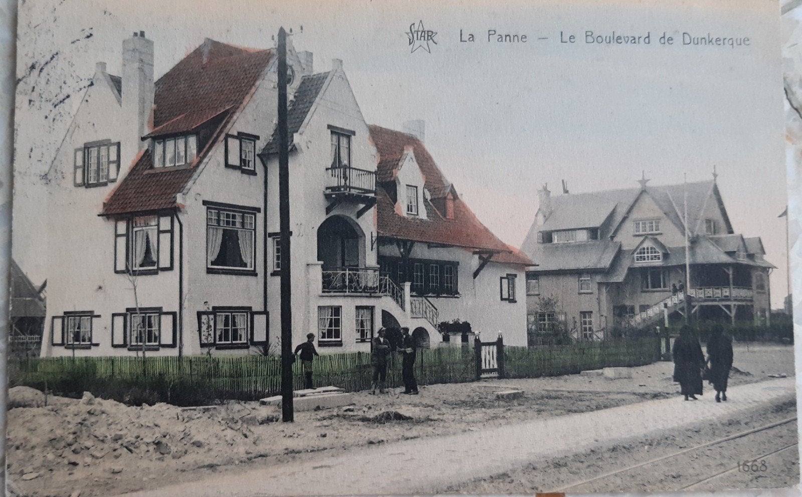 De PANNE VILLA BOULEVARD Dunkerque, Verzamelen, Foto's en Prenten, Ophalen of Verzenden