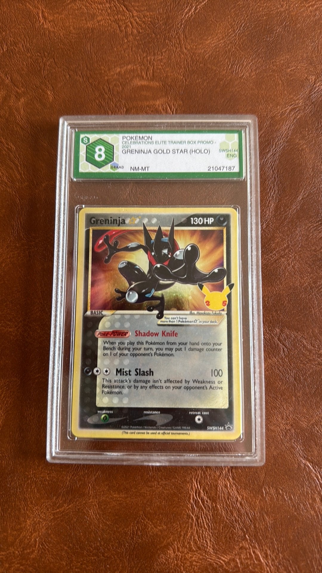 Pokémon Greninja Gold Star – Celebrations 25th Anniversary, Hobby & Loisirs créatifs, Jeux de cartes à collectionner | Pokémon