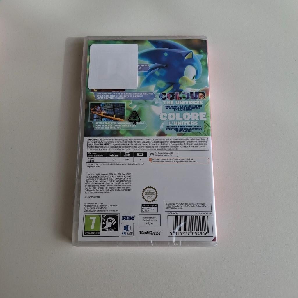 Sonic nintendo switch game, Games en Spelcomputers, Games | Nintendo Switch, Ophalen, Nieuw