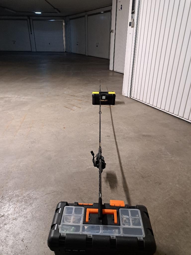 Karperhengel Shimano + Vrijloopmolen Mitchell FS 7000, Watersport en Boten, Ophalen, Nieuw, Complete set