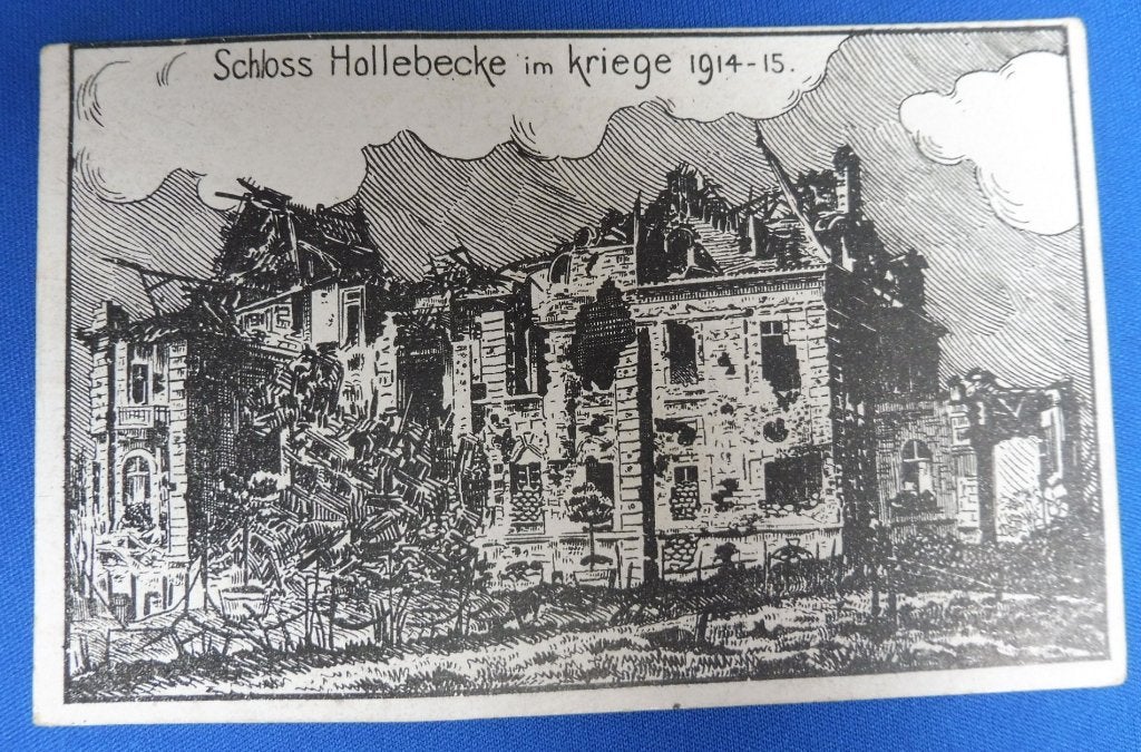 WOI Feldpostkaart 1915 - Kasteel Hollebeke Ieper Vlaanderen, Verzenden, Landmacht, Overige typen