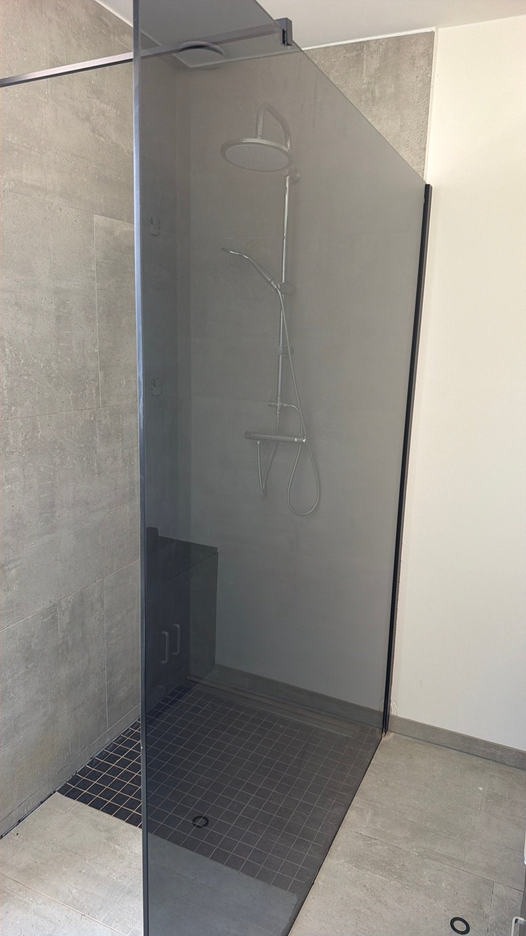 Glazen  douche wand, Huis en Inrichting, Ophalen, Zo goed als nieuw