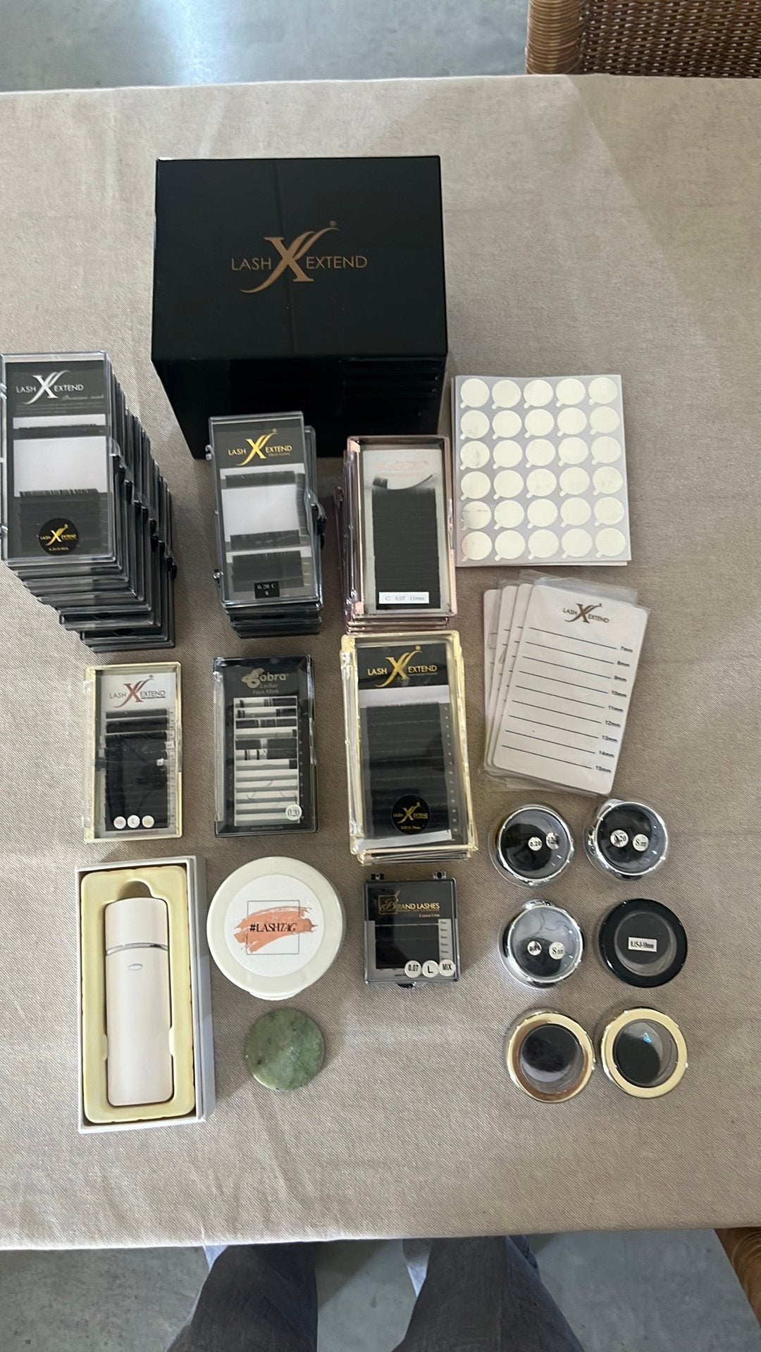 Verschillende merken wimperextensions, trosjes en toebeh., Ophalen, Zo goed als nieuw, Ogen, Accessoires