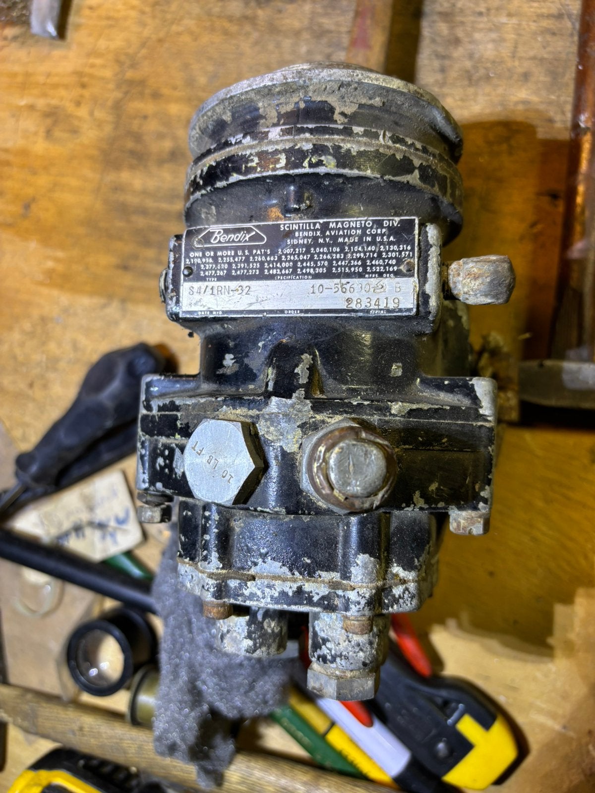 Bendix S4/1RN-32 vliegtuig magneetontsteking, Ophalen of Verzenden