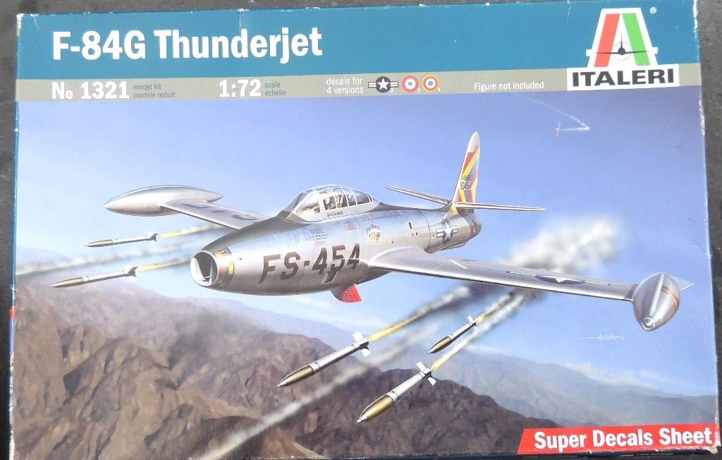F84G Thunderjet Italeri 1/72 Neuf sous cello, Hobby & Loisirs créatifs, Modélisme | Avions & Hélicoptères, Neuf, Italeri, 1:72 à 1:144