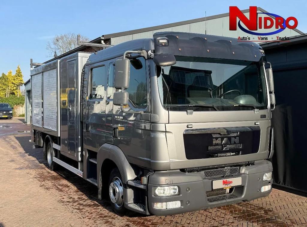 MAN TGL 8.180 EEV CrewCab AC Kraan Lier Power Elektric Insta, Euro 5, Achterwielaandrijving, 179 pk, MAN