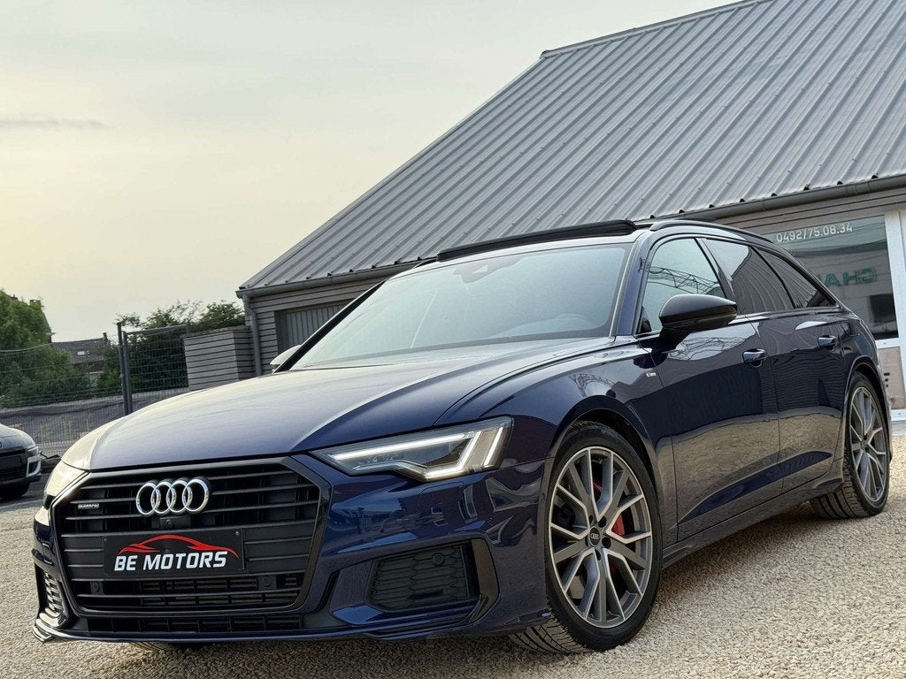 Audi A6 PHEV 55 TFSI e Quattro SLINE TOIT PANO CAM360° FULL, Auto's, Automaat, Startonderbreker, Gebruikt, 4 cilinders