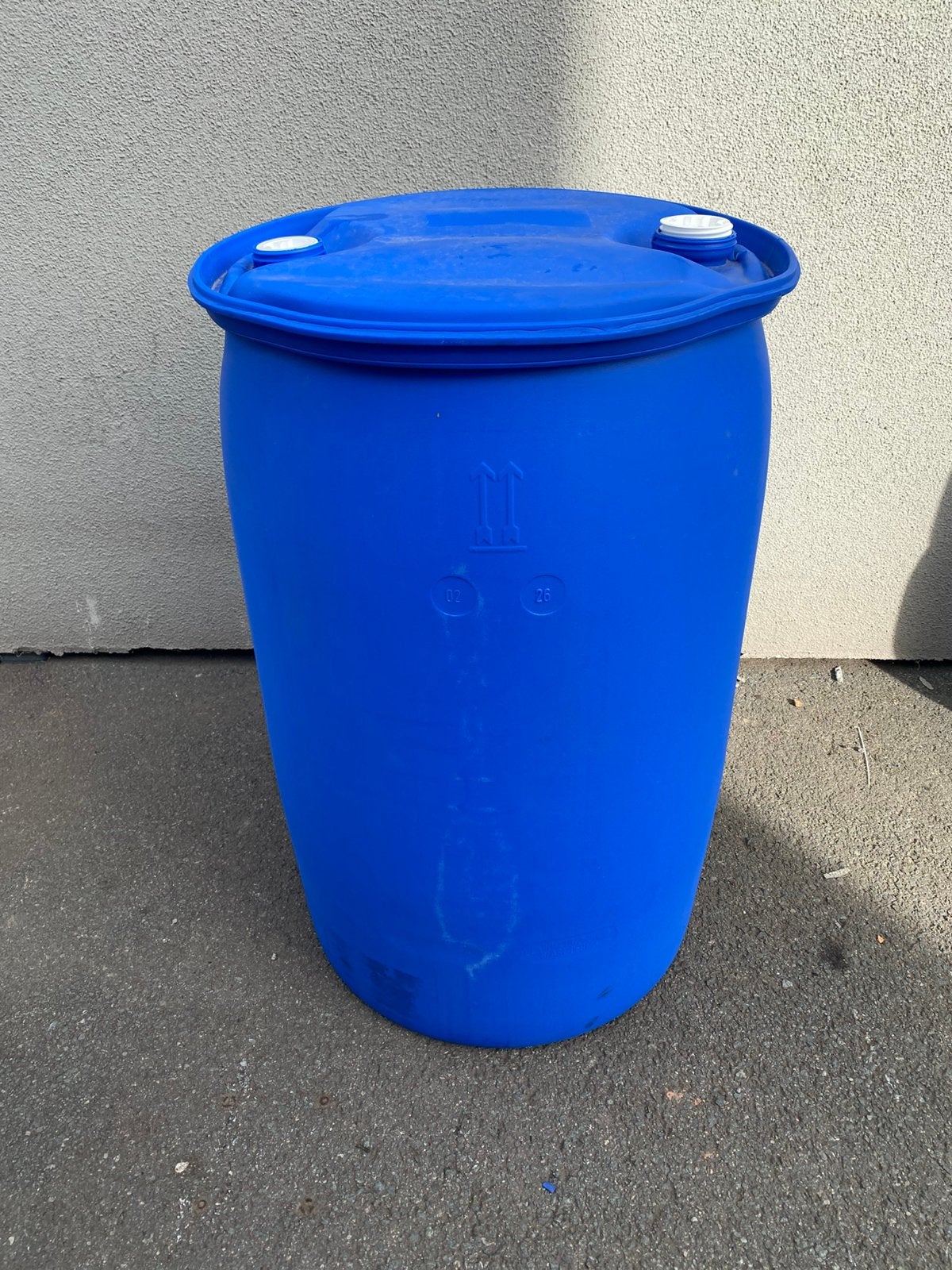 Fut plastique 200L, Jardin & Terrasse, Barils de pluie, 150 litres ou plus, Enlèvement, Utilisé, Autres matériaux