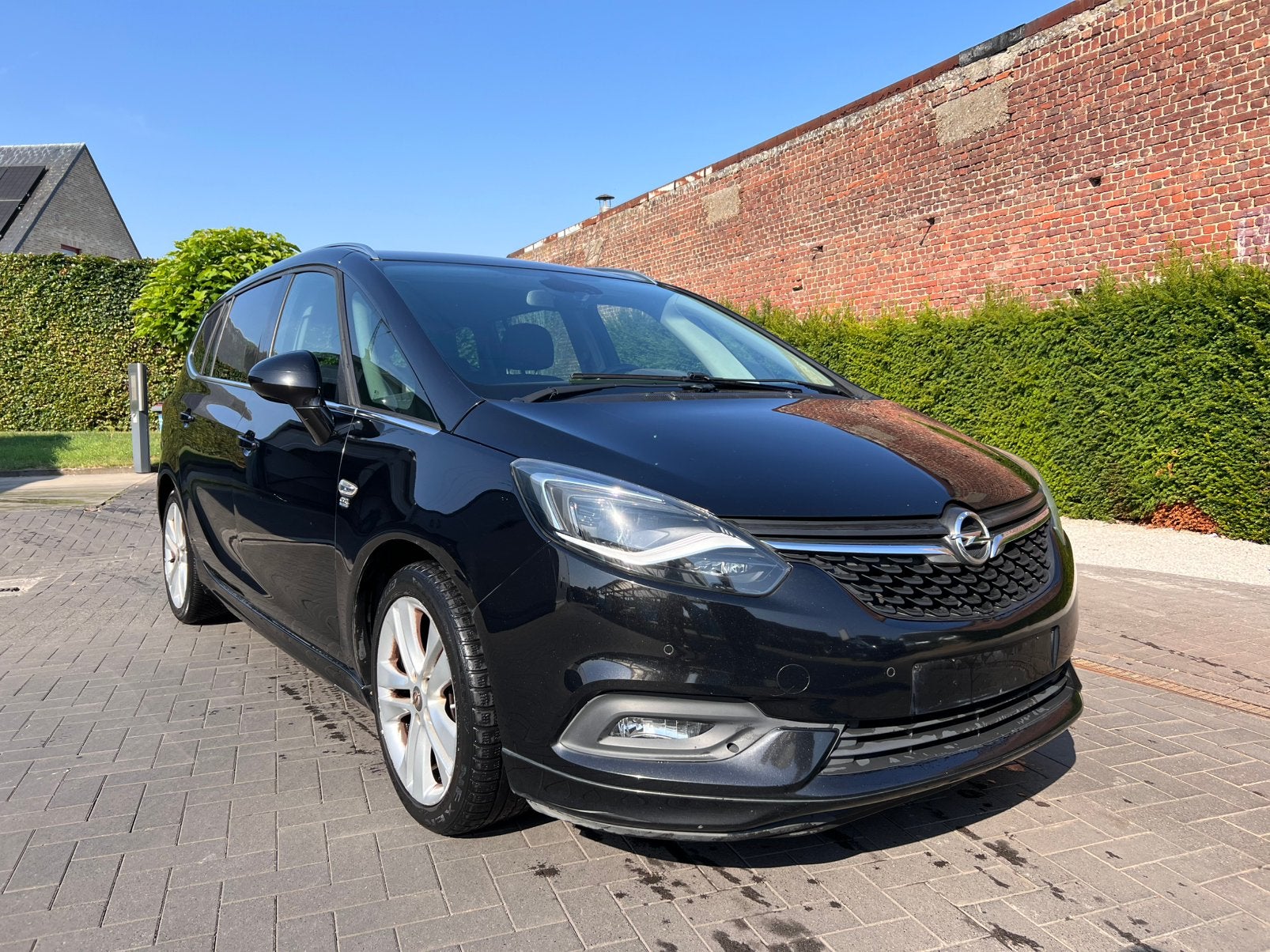 Opel Zafira 2018 1.4 benzine  7pls 157000km Automaat, Auto's, Automaat, Leder, Bedrijf, Zafira