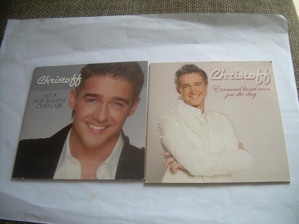 2 CD SINGLES - CHRISTOFF, CD & DVD, CD Singles, 2 à 5 singles, Enlèvement ou Envoi, Comme neuf, En néerlandais