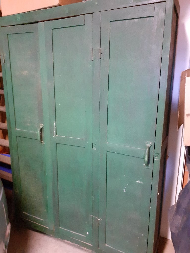 HOUTEN KAST, Ophalen, Gebruikt, 100 tot 150 cm, 25 tot 50 cm