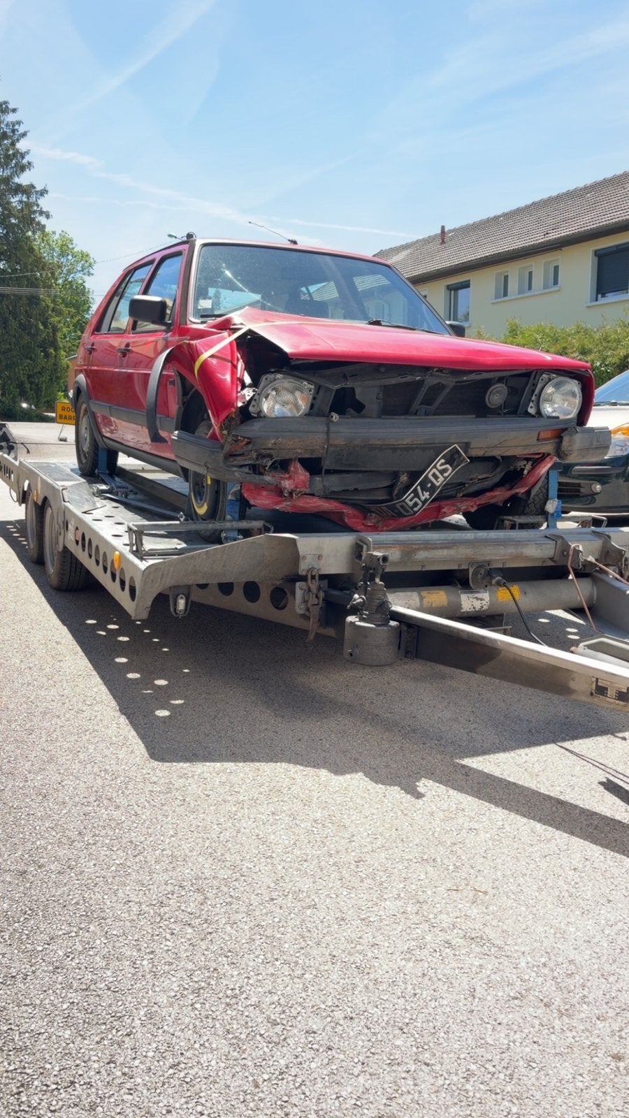 Golf 2 accidentée, Autos, Particulier, Achat