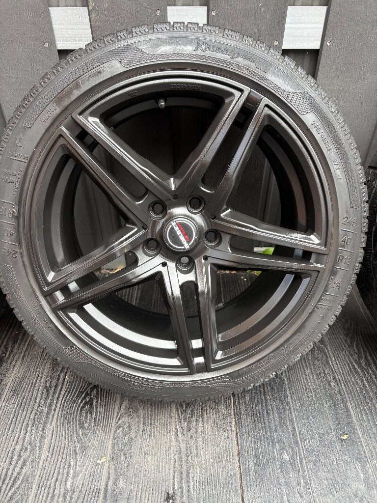 Originele 18 inch Borbet XRT Velgen Zwart 5x112 W212 W213, Auto-onderdelen, Banden en Velgen, Ophalen, 18 inch, 245 mm, Banden en Velgen