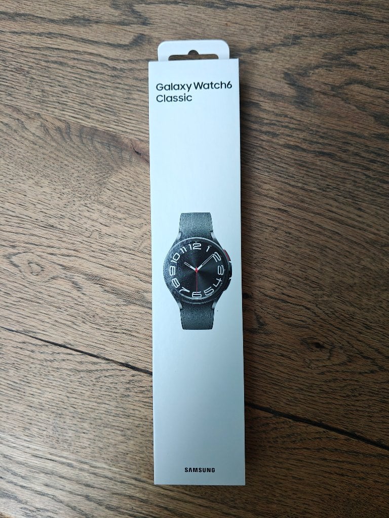 Samsung watch 6 classic *NIEUW*, Ophalen, Samsung watch 6 classic, Zwart, Nieuw