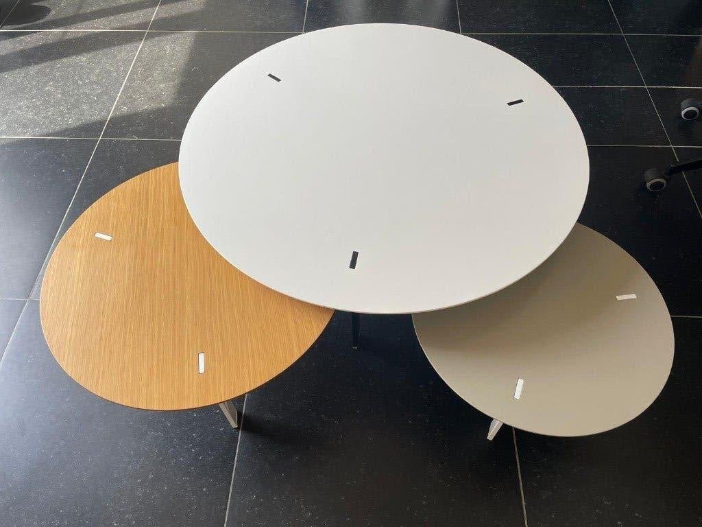 Salontafels van Viccarbe, Huis en Inrichting, Tafels | Salontafels, Ophalen, Gebruikt, 50 tot 100 cm, Rond
