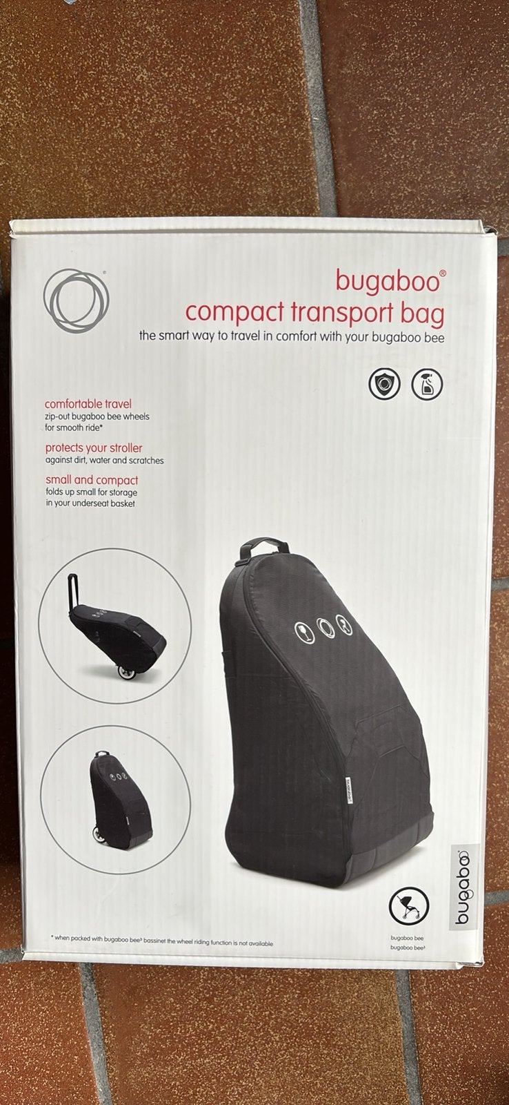 Sac de transport compact Bugaboo pour Bugaboo bee, Enfants & Bébés, Enlèvement ou Envoi, Comme neuf