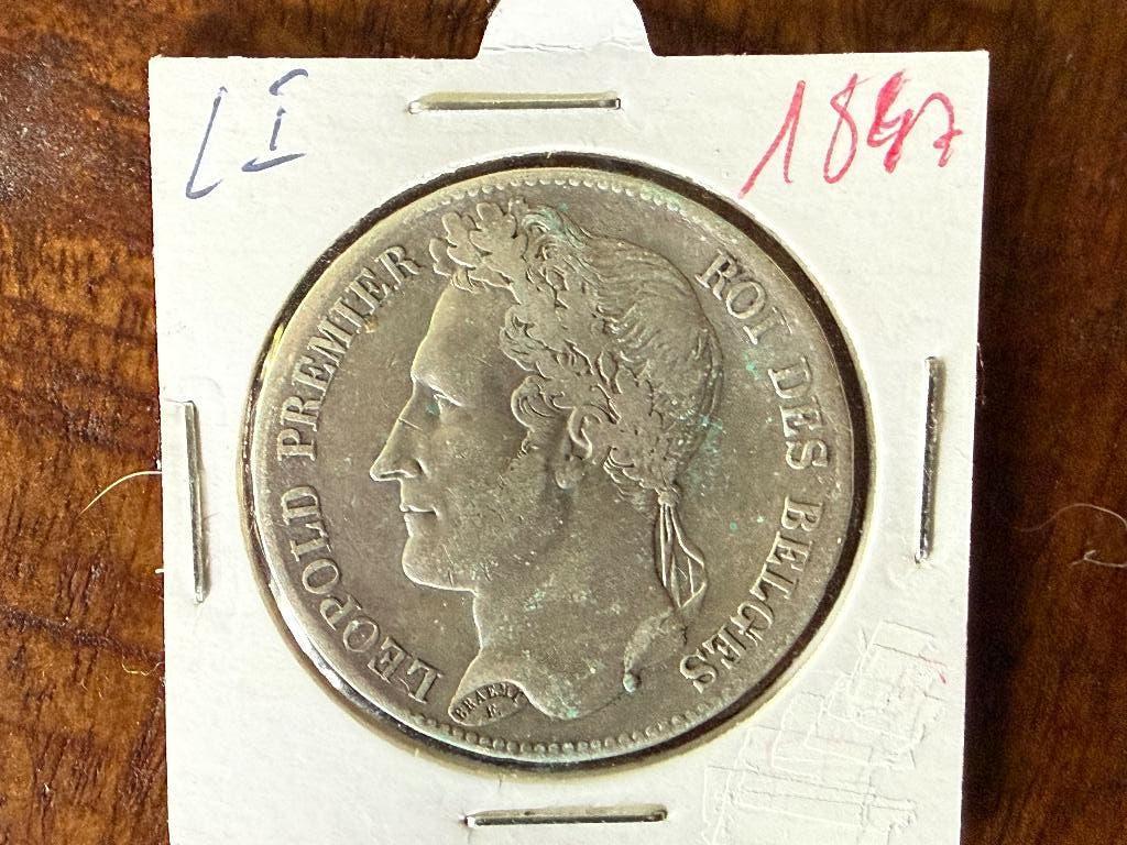 5 Frank Leopold I, Verzenden, Zilver, Zilver