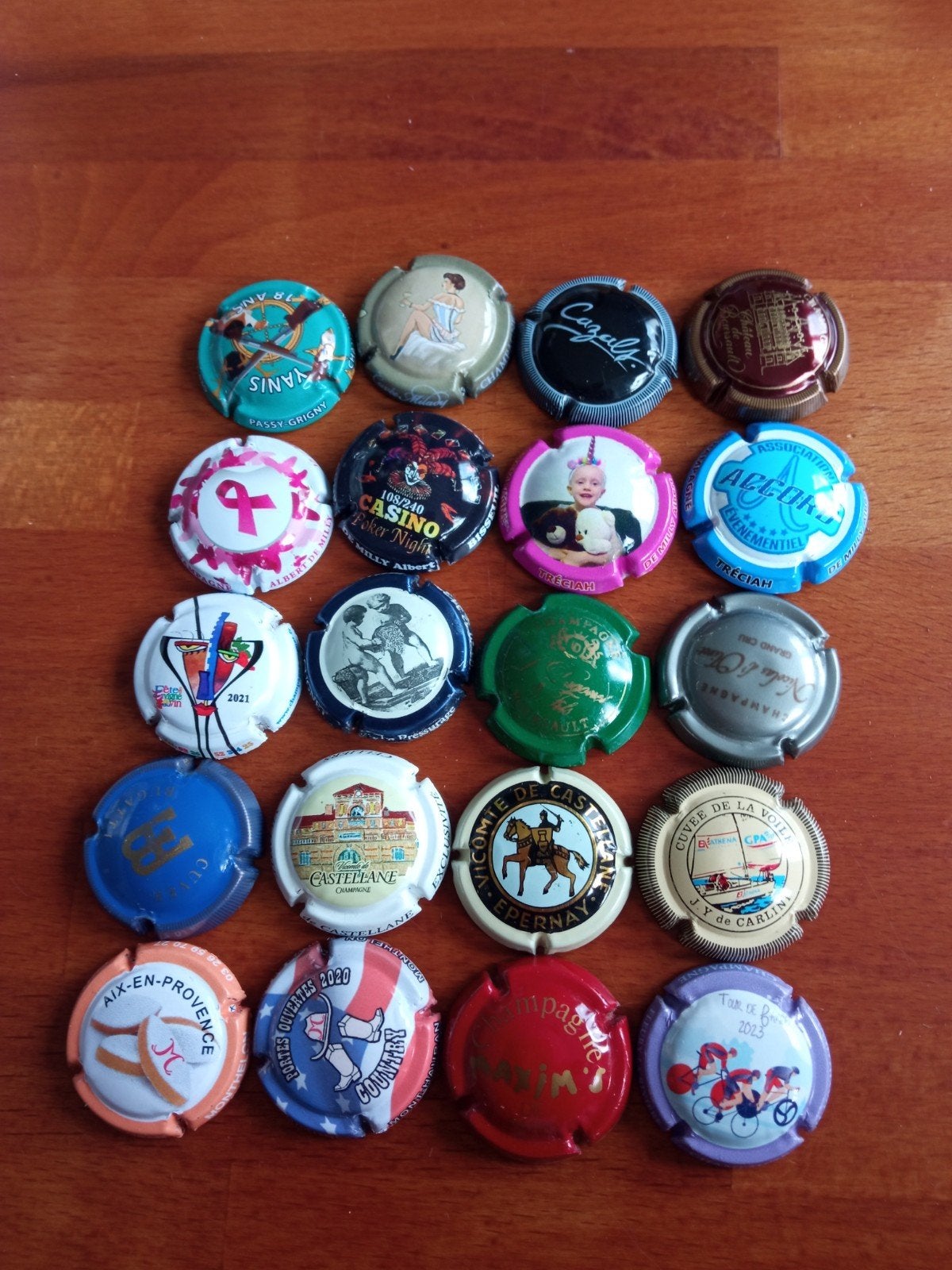 Champagne capsules lot 19, Verzamelen, Complete verzamelingen en Collecties, Ophalen of Verzenden